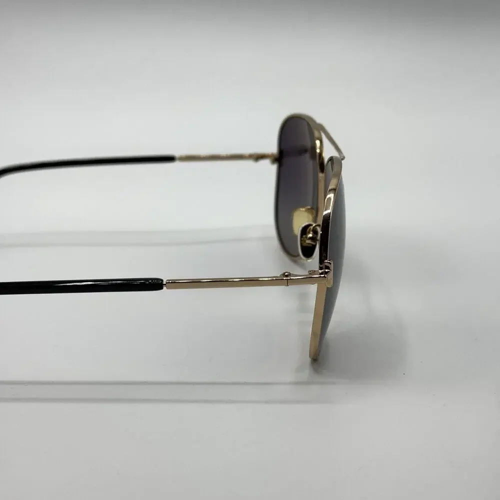 Tom Ford Sunglasses Clark TF823 28D Rose Gold Aviator Polarized Smoke Lens 59mm